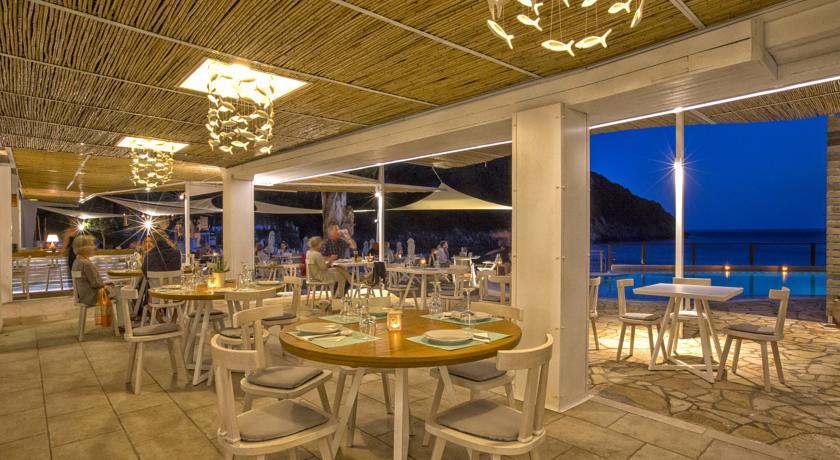 Akrotiri Beach Resort Hotel - Adult Friendly Paleokastritsa Exterior photo Restaurant