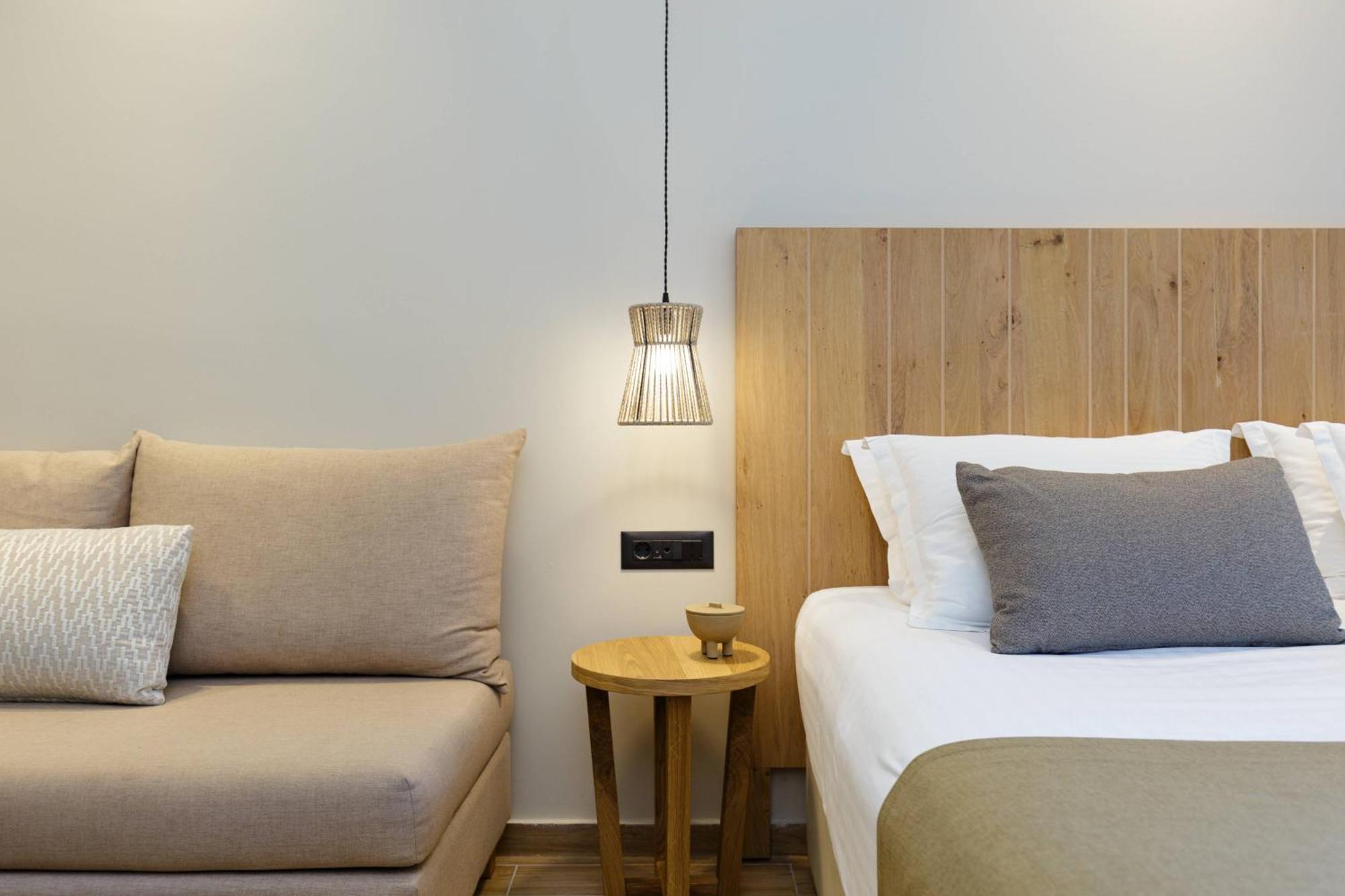 Akrotiri Beach Resort Hotel - Adult Friendly Paleokastritsa Exterior photo A pendant light