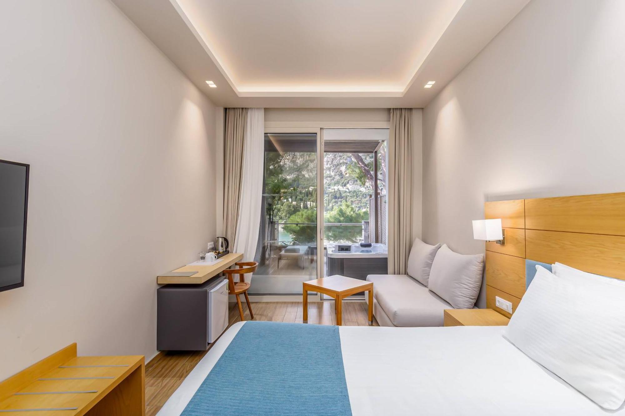 Akrotiri Beach Resort Hotel - Adult Friendly Paleokastritsa Exterior photo A room at the hotel